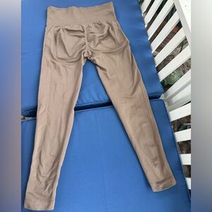 Kathy Woman Tan Leggings size Medium